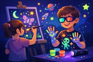 Подходящо ли е UV рисуване за деца?
