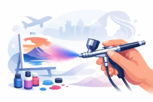 Рисуване с въздушна четка без опит